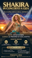 Shakira in concerto a Giza: vivi la magia dal vivo! - Vacanzegiziane