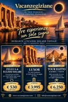 PACCHETTI ESCLUSIVI PER L'ECLISSI SOLARE TOTALE 2027 - Vacanzegiziane