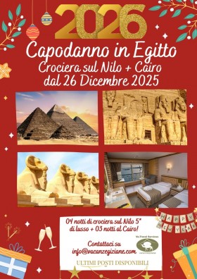 Capodanno 2026 in Egitto - Vacanzegiziane