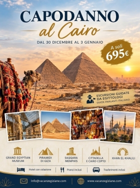 Capodanno 2027  tra Cairo e Giza! - Vacanzegiziane